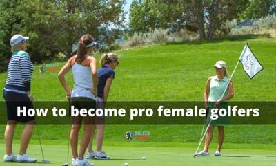 It is a pictorial representative on how to become pro female golfers at any age.