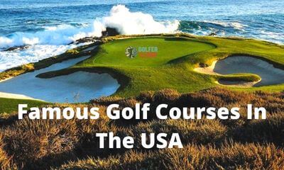In this picture, you see one of the famous golf courses in the USA at the the ocean area.