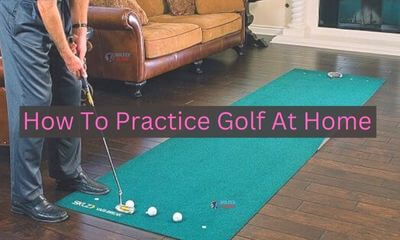 Here you see that how to practice golf swing at home to improve score while playing at the real golf course.