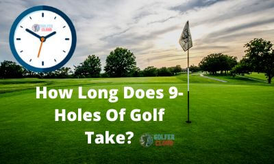 It is a representing image on how long does 9-holes of golf take time for completing the whole golf round.