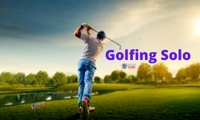This image is a representative of golfing solo and how to playing golf by yourself.
