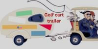 A golf cart can also act like a trailer for a stoppped electric cart or carry neccessary goods to it's destination.