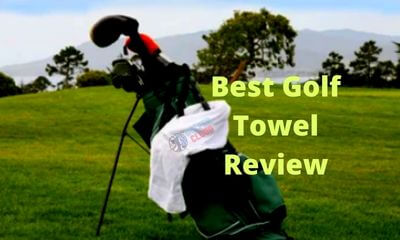The image shows the Best Golf Towel, one of the most-required golf accessories while playing on the golf course.