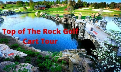 In the featured image, you see the amazing scenario of the top of the rock golf cart tour location